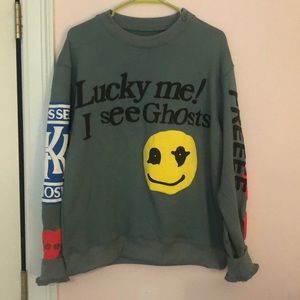 KAYNE WEST LUCKY ME I SEE GHOSTS HOODIE